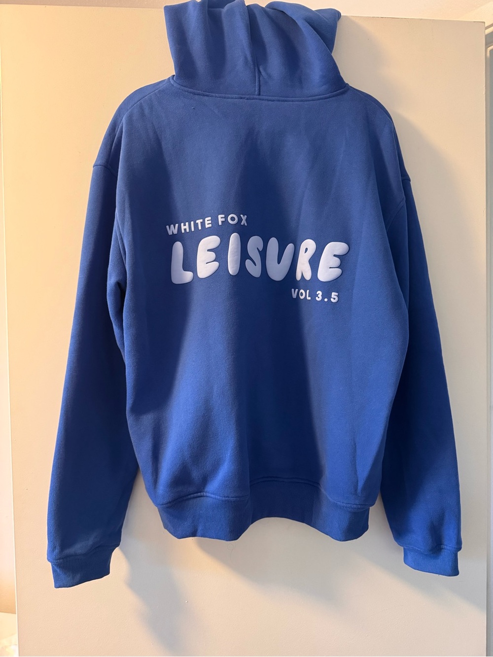 White Fox Leisure Series Oversized Cobalt Blue Hoodie - S/M - Picture 4 of 5